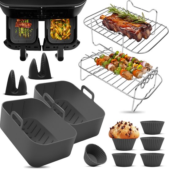 Ninja Foodi DualZone MAX AF400EU vs Philips 3000 Series Dual Basket XXL NA352 vs Tefal Dual Easy Fry EY905D vergeleken