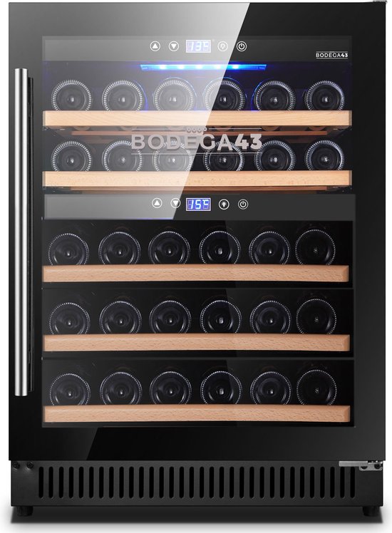 BODEGA43-40 Twee Zones vs Liebherr UWKes 1752 GrandCru vs Dunavox Flow-45 vergeleken