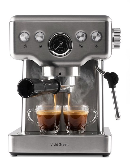 Vergelijken: Vivid Green Espressomachine - vs alternatieven
